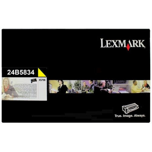 Lexmark 24B5834 Toner cartridge yellow, 18K pages for Lexmark XS 796