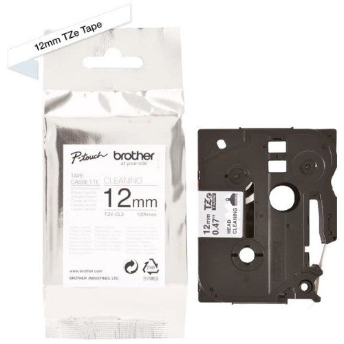 Brother TZE-CL3 DirectLabel Cleaning cartridge 12mm for Brother P-Touch TZ 3.5-18mm/6-12mm/6-18mm/6-24mm/6-36mm