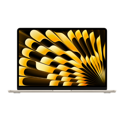 Apple MacBook Air Apple M M3 Laptop 38.9 cm (15.3") 8 GB 512 GB SSD Wi-Fi 6E (802.11ax) macOS Sonoma Beige