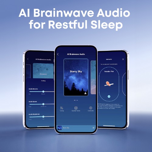 Soundcore Sleep A30 Earbuds, Sleep Earbuds with Active Noise Cancellation with Intelligent Snore Masking