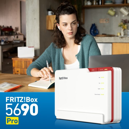 Box 5690 Pro wireless router Gigabit Ethernet Tri-band (2.4 GHz / 5 GHz / 5 GHz) White