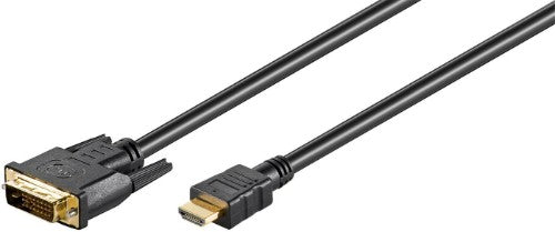 Microconnect HDM1924110 video cable adapter 10 m DVI-D HDMI Type A (Standard) Black