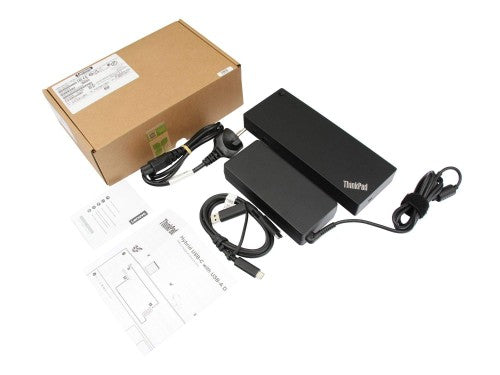 Lenovo 40AF0135EU laptop dock/port replicator Wired Black