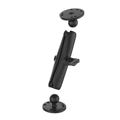 RAM Mounts Universal Double Ball Mount with Two Round Plates