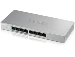 Zyxel GS1200-8HP v2 Managed Gigabit Ethernet (10/100/1000) Power over Ethernet (PoE) Grey