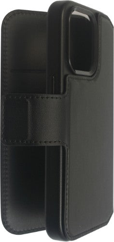 eSTUFF ES67160104 mobile phone case 16 cm (6.3") Wallet case Black