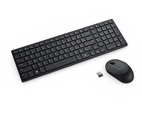 DELL Pro Compact Silent Keyboard and Mouse - KM555 - German (QWERTZ)