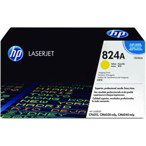 HP CB386A/824A Drum kit yellow, 23K pages ISO/IEC 19798 for HP CLJ CP 6015/CM 6040