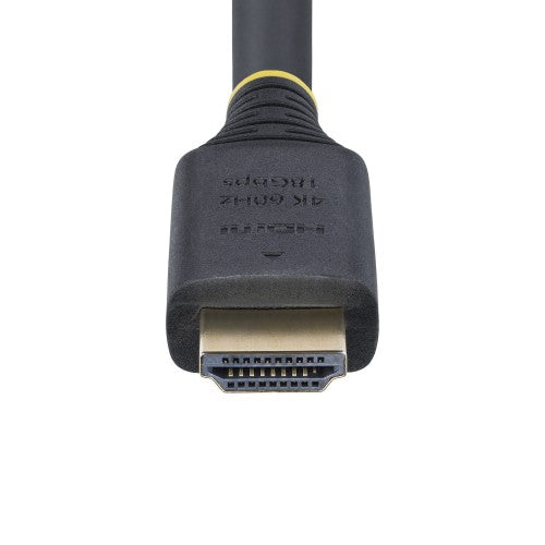 StarTech.com 5m (16.4ft) Premium Certified High Speed HDMI Cable, 4K 60Hz/1440p 144Hz, HDR10/HDCP 2.2/ARC, 18Gbps, UHD HDMI 2.0 Cord for TV/Monitor/Display, TPE Jacket