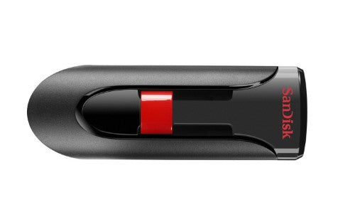 SanDisk Cruzer Glide, 32GB USB flash drive USB Type-A 2.0 Black, Red