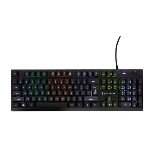 SureFire KingPin X2 keyboard Gaming USB QWERTY US English Black, Metallic