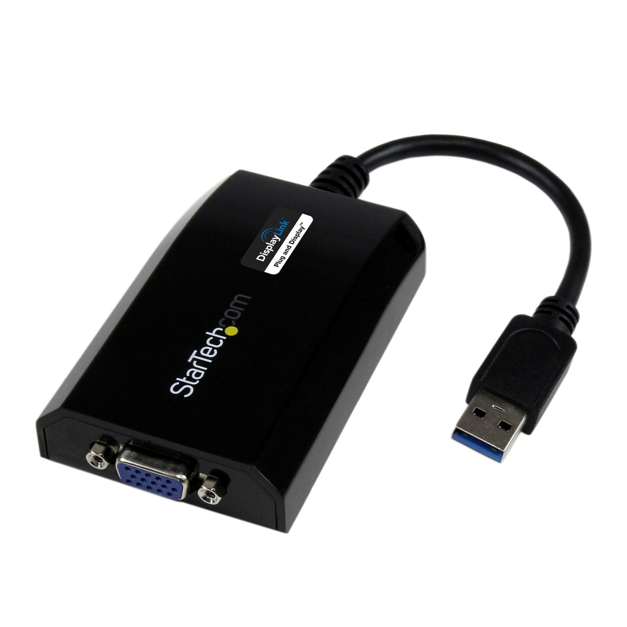 StarTech.com USB 3.0 to VGA External Video Card Multi Monitor Adapter for Mac and PC, External USB 3.0 VGA Graphics Card - being replaced by USB2VGAPRO2