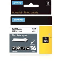 DYMO IND Flexible Nylon - 12mm x 3,5m BW