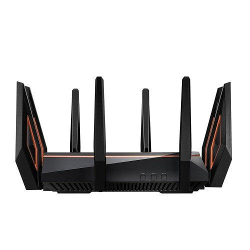 ASUS GT-AX11000 wireless router Gigabit Ethernet Tri-band (2.4 GHz / 5 GHz / 5 GHz) Black