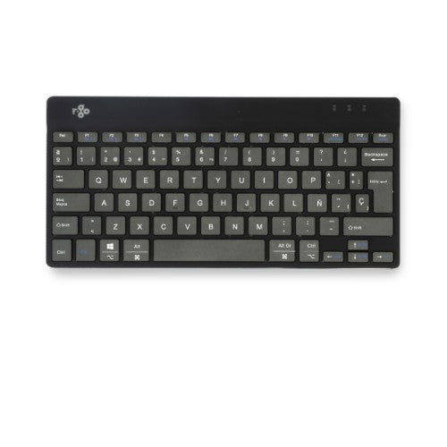 R-Go Tools Ergonomic keyboard R-Go Compact Break, compact keyboard with break software, QWERTY (ES), Bluetooth, black