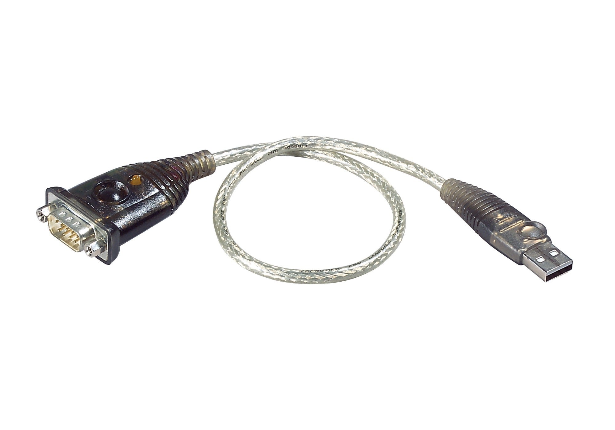 ATEN UC232A serial cable Transparent 0.35 m USB Type-A DB-9