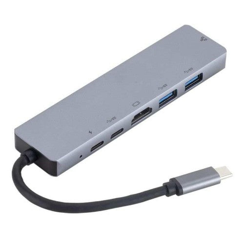 eSTUFF ES623012 laptop dock/port replicator USB 3.2 Gen 1 (3.1 Gen 1) Type-C Grey