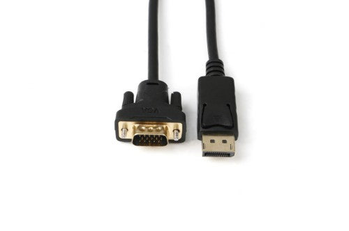 Microconnect DP-VGA-MM-100 video cable adapter 1 m DisplayPort VGA (D-Sub) Black