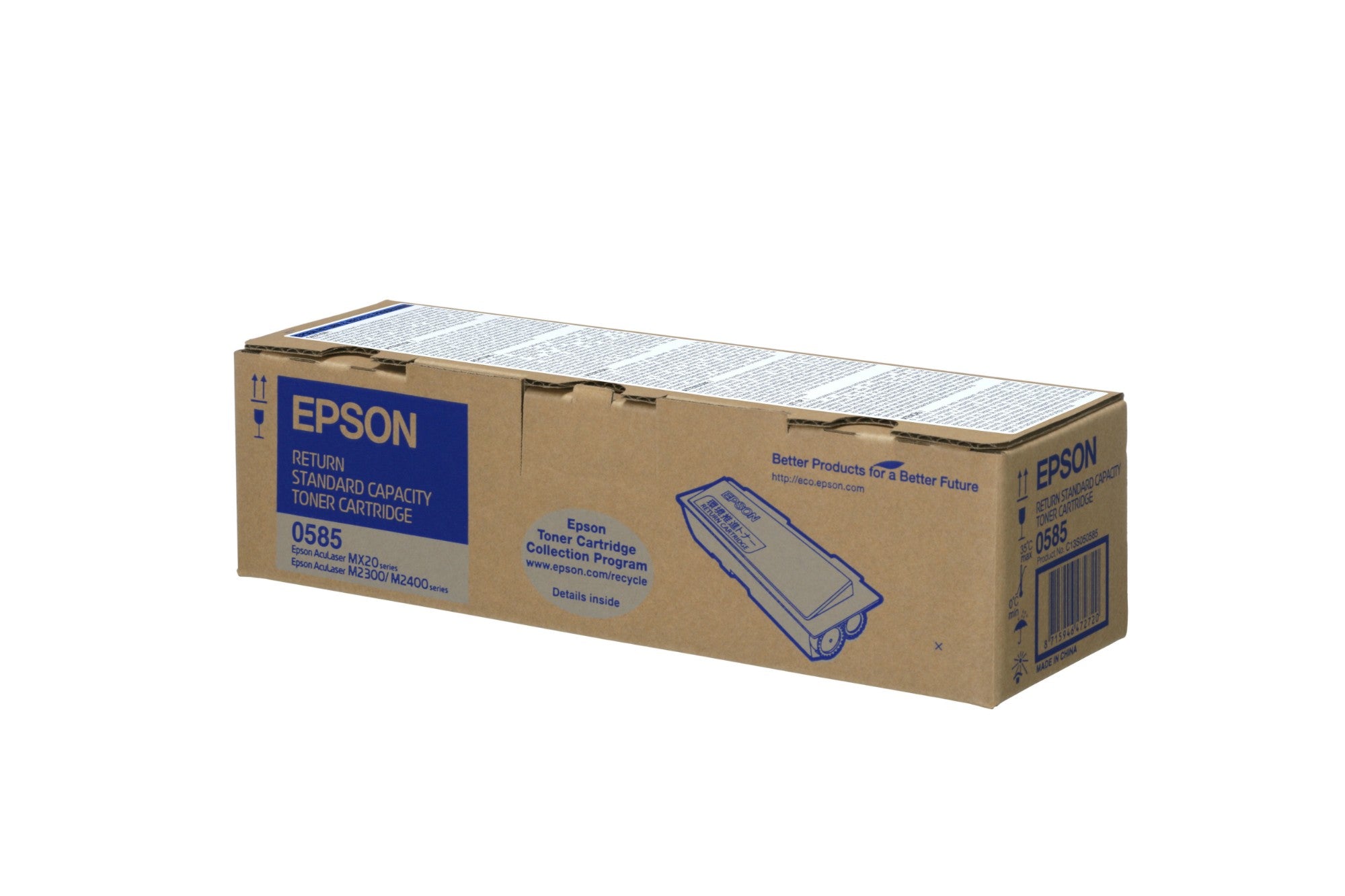 Epson C13S050585/0585 Toner cartridge black return program, 3K pages for Epson AcuLaser M 2300/2400