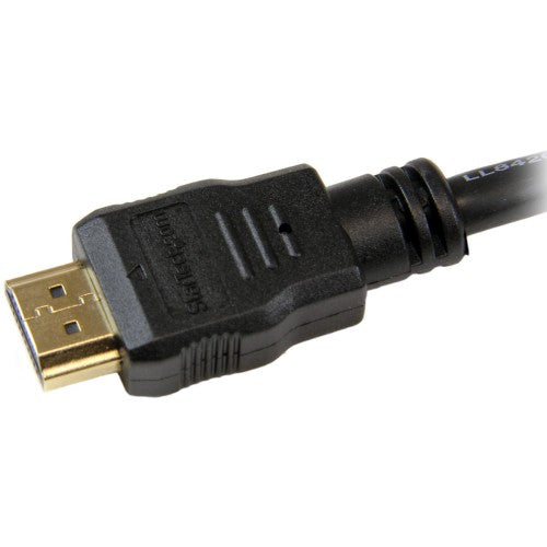 StarTech.com 6ft (2m) HDMI Cable - 4K High Speed HDMI Cable with Ethernet - UHD 4K 30Hz Video - HDMI 1.4 Cable - Ultra HD HDMI Monitors, Projectors, TVs & Displays - Black HDMI Cord - M/M