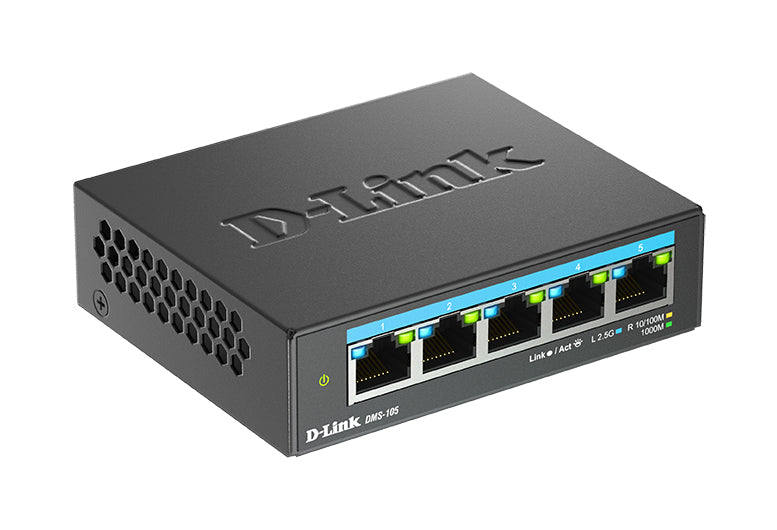 D-Link DMS-105 - 5-Port Multi-Gigabit Unmanaged Switch