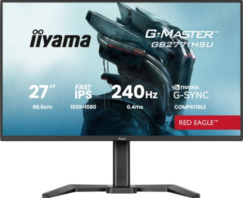 iiyama Join the pro squad with the 27" G-Master Red Eagle, built for pure speed with a 240Hz refresh rate