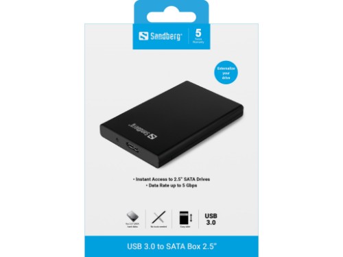 Sandberg USB 3.0 to SATA Box 2.5''