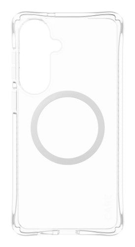 PanzerGlass CARE™ by ® Samba Case Transparent w. White Qi Samsung Galaxy S26+