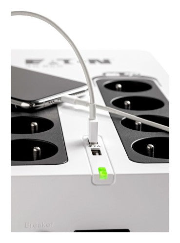 Eaton 3S850D uninterruptible power supply (UPS) Standby (Offline) 0.85 kVA 510 W 8 AC outlet(s)