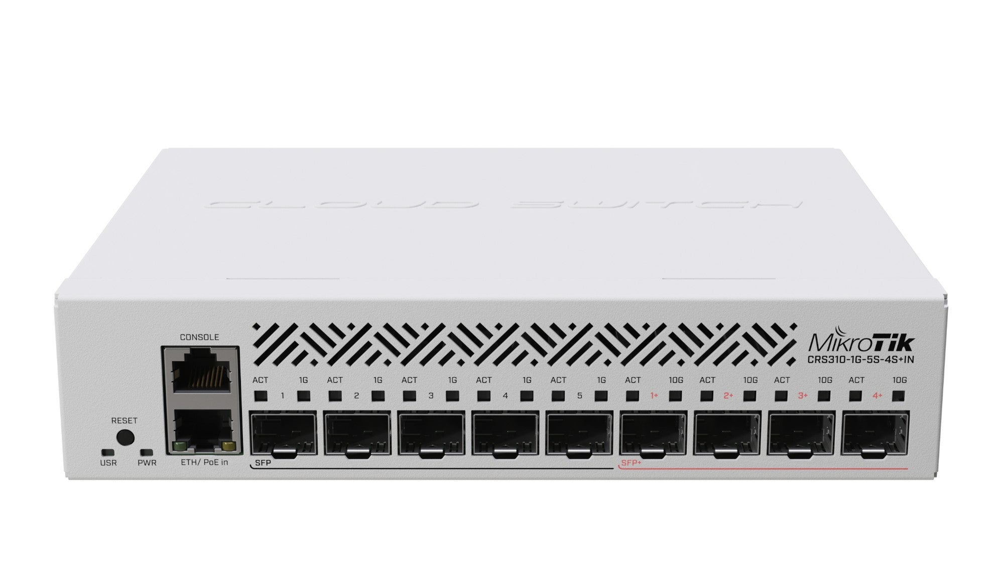 Mikrotik CRS310-1G-5S-4S+IN network switch Managed L3 Power over Ethernet (PoE) 1U