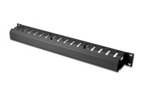 Digitus Cable Management Panel with detachable cover for 483 mm (19“) cabinets, 1U