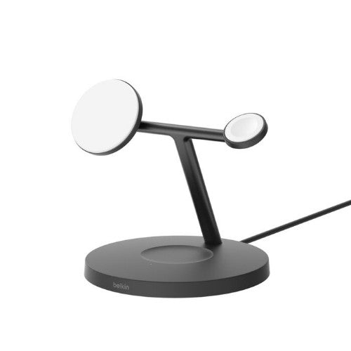 Belkin WIZ032MYBK mobile device charger Headset, Smartphone, Watch Black USB Wireless charging Fast charging Indoor