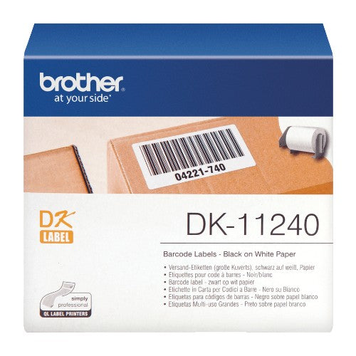 Brother DK-11240 DirectLabel Etikettes white 102mm x 51mm 600 for Brother QL 12-102mm