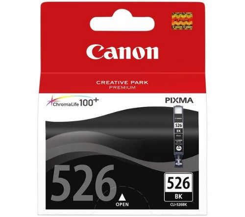 Canon 4540B001/CLI-526BK Ink cartridge black, 2.19K pages ISO/IEC 24711 555 Photos 9ml for Canon Pixma IP 4850/MG 5350/MG 6150/MG 6250/MX 885