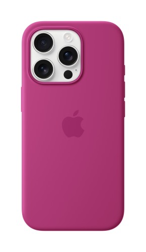 Apple iPhone 16 Pro Silicone Case with MagSafe - Fuchsia