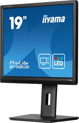 iiyama ProLite The 19’’ B1980S, designed for business, is an impressive LED-backlit monitor with a height adjustable stand