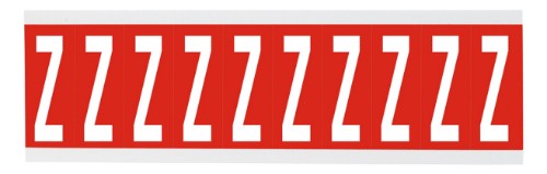 Brady CNL2R Z self-adhesive label Rectangle Removable Red, White 250 pc(s)