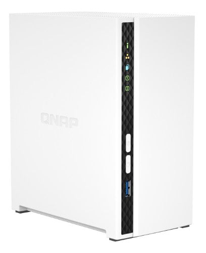 QNAP TS-233 NAS/storage server Tower ARM Cortex-A55 2 GB 0 TB QNAP QTS White