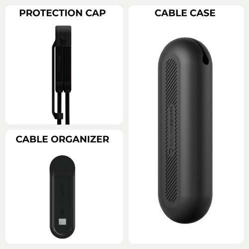 Rolling Square inCharge XL USB cable USB 2.0 2 m USB A/USB C USB C Black
