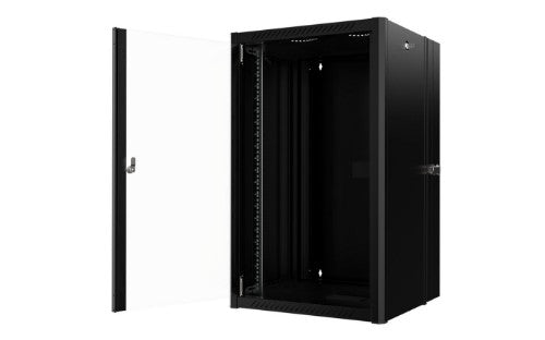 Lanview RWP20U45BL-D rack cabinet 20U Wall mounted rack Black