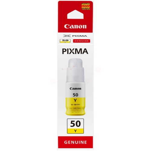 Canon 3405C001/GI-50Y Ink bottle yellow, 7.7K pages ISO/IEC 19752 70ml for Canon Pixma G 5050