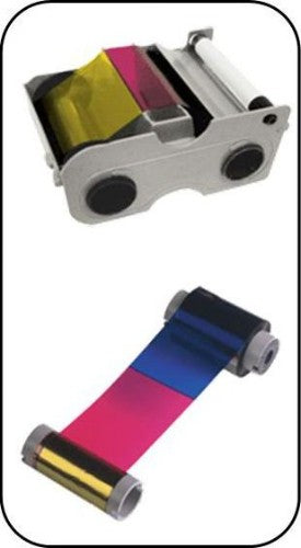 Evolis R6F003EAA Thermal-transfer ribbon Bk,C,M,Y, Transparent, 200 pages for Evolis Primacy