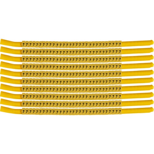 Brady SCNG-18-7 cable marker Black, Yellow Nylon 300 pc(s)