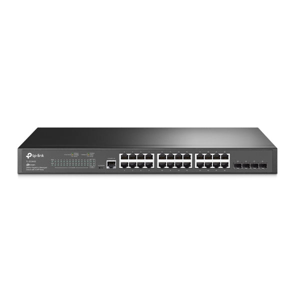 TP-Link JetStream 24-Port Gigabit L2 Managed Switch with 4 SFP Slots