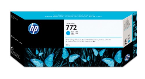 HP CN636A/772 Ink cartridge cyan 300ml for HP DesignJet Z 5200/5400