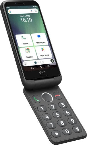 Doro Aurora A20 11.4 cm (4.5") Dual SIM Android 14 4G USB Type-C 4 GB 64 GB 3000 mAh Graphite