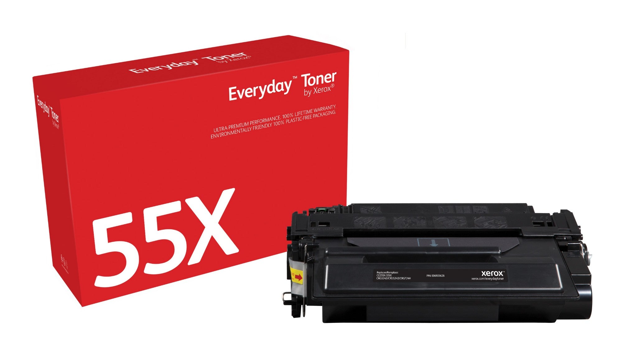 Xerox 006R03628 Toner cartridge black, 12.5K pages (replaces Canon 724H HP 55X/CE255X) for Canon LBP-6750/HP LaserJet P 3015