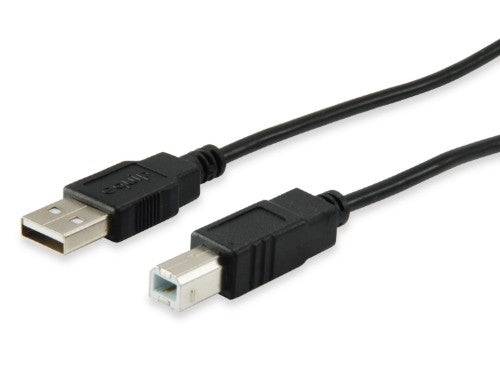 Equip USB 2.0 Type A to Type B Cable, 1.0m , Black