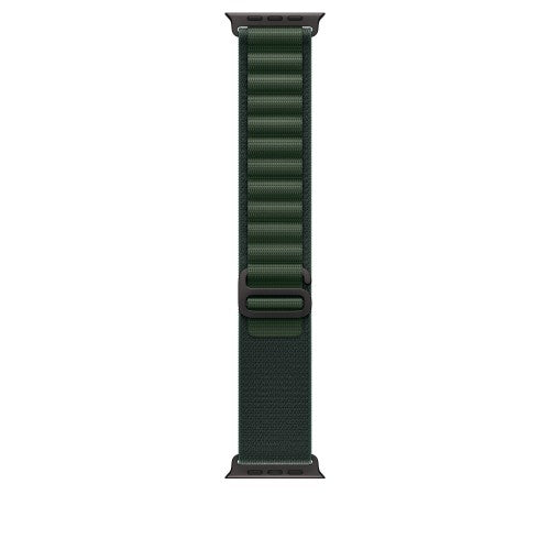 Apple 49mm Dark Green Alpine Loop - Medium - Black Titanium Finish
