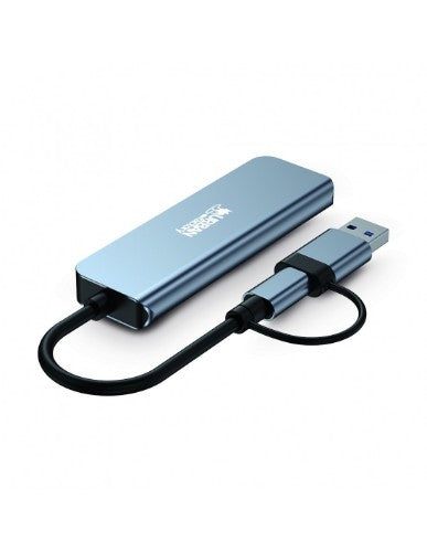 Urban Factory MINEE : HUB USB-A/C WITH 4 PORTS USB-A 3.0
